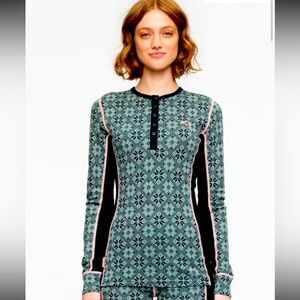 USED LIKE NEW Kari Traa - Rose Long Sleeve Baselayer - 100% Merino Wool